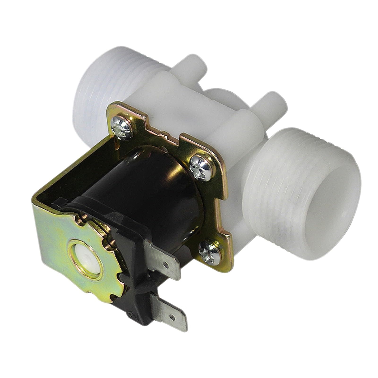 ZERQYHNGS Two Parallel 0.02 to .8mpa Electric Solenoid Valve Magnetic AC 110V 220V DC 12V 24V N/C Water Air Inlet Flow Switch 1Pcs