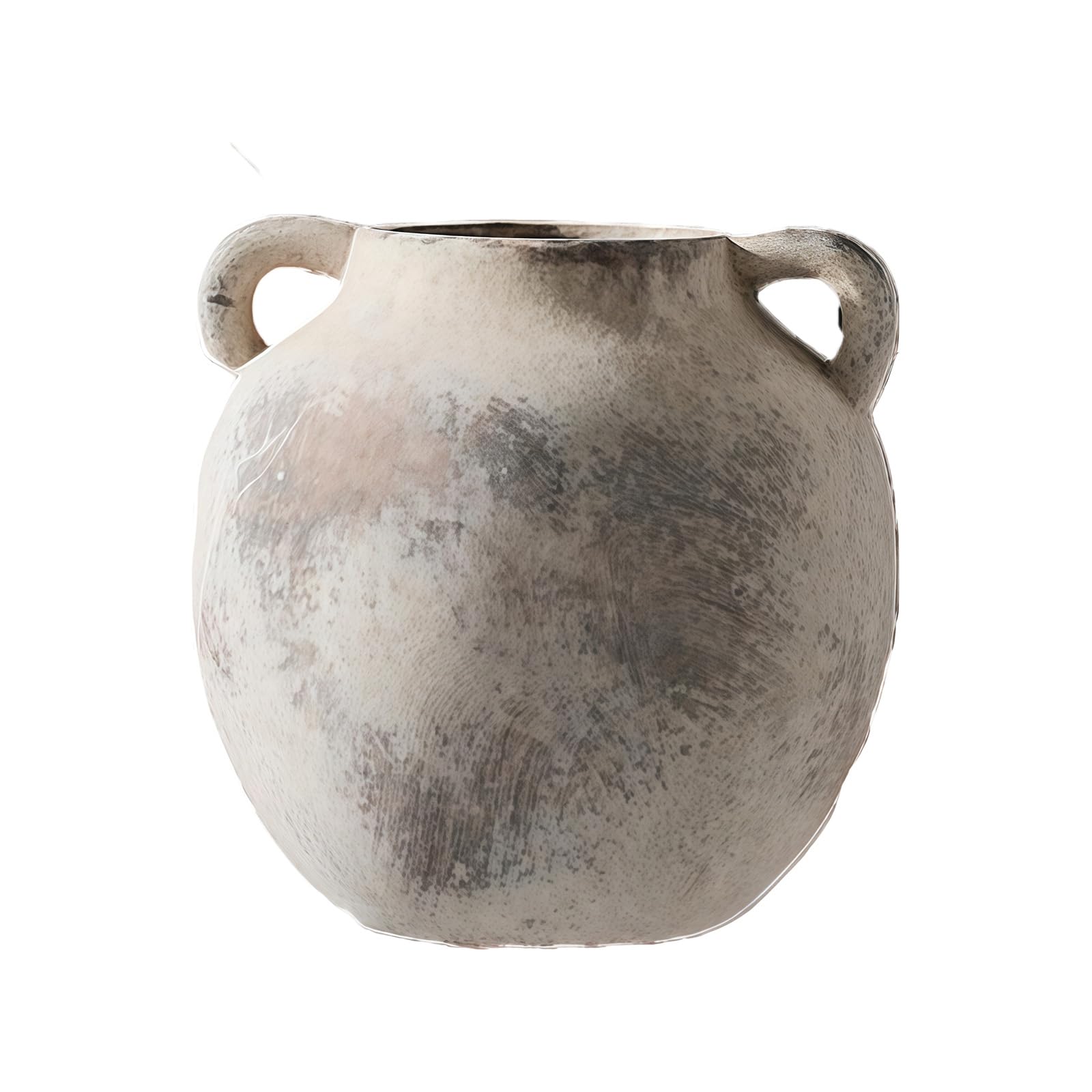Rustics Ceramic Vases Home Decors Pottery Flower Decorative Vase with Handle for Living Room Table Centerpieces Decorsative for Home Decors