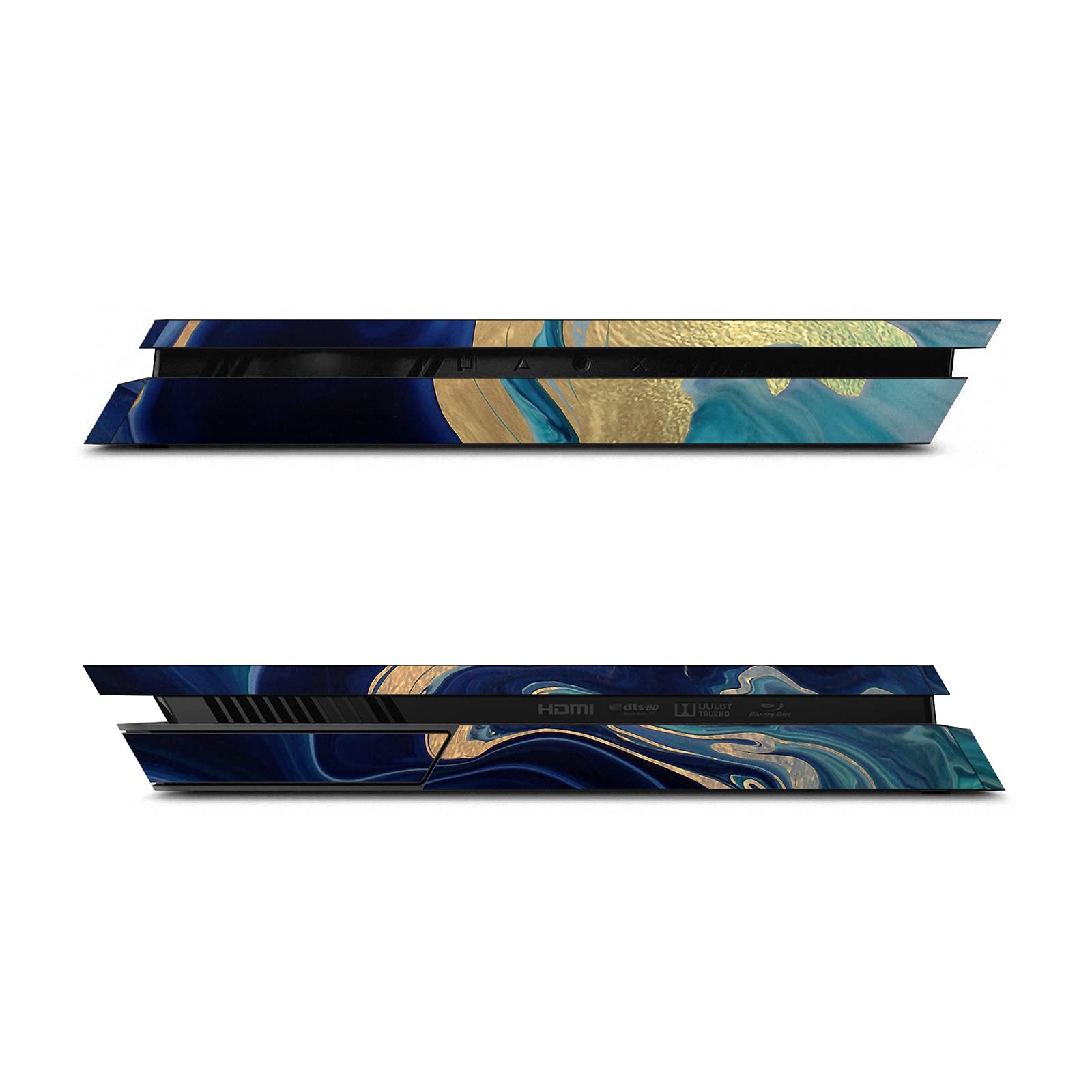 Head Case Designs Licenza Ufficiale Monika Strigel Indigo Mix Arte Opaca in Vinile Sticker Gaming Pelle Adesivo Compatibile con Sony Playstation 4 PS4 Slim Console And DualShock 4 Controller