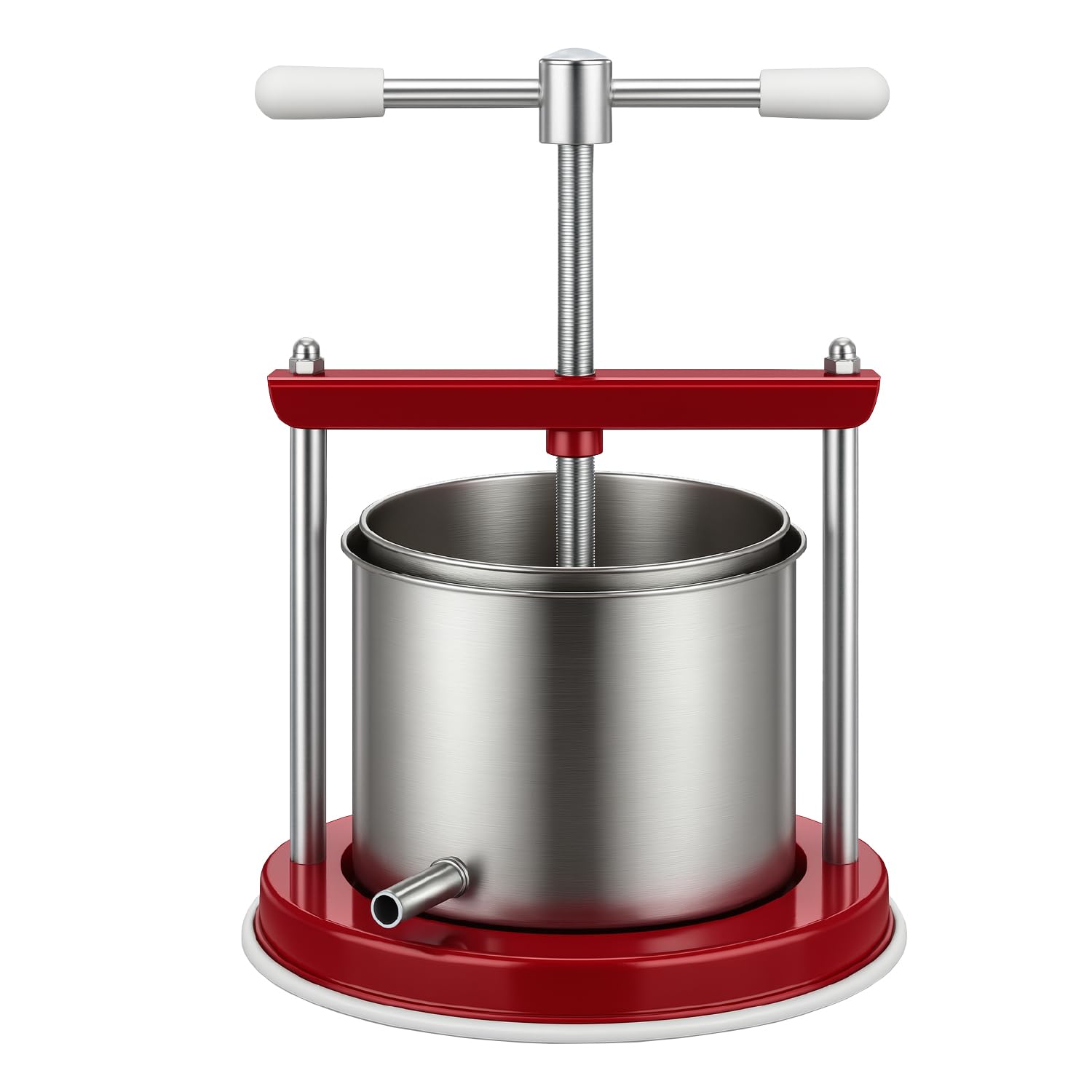 Crisalide® - Torchietto Spremitutto Milleusi Medio, Cestello da 3,5 Litri in Acciaio Inox, Beccuccio Scarico Ø14 mm, Diametro 16 cm