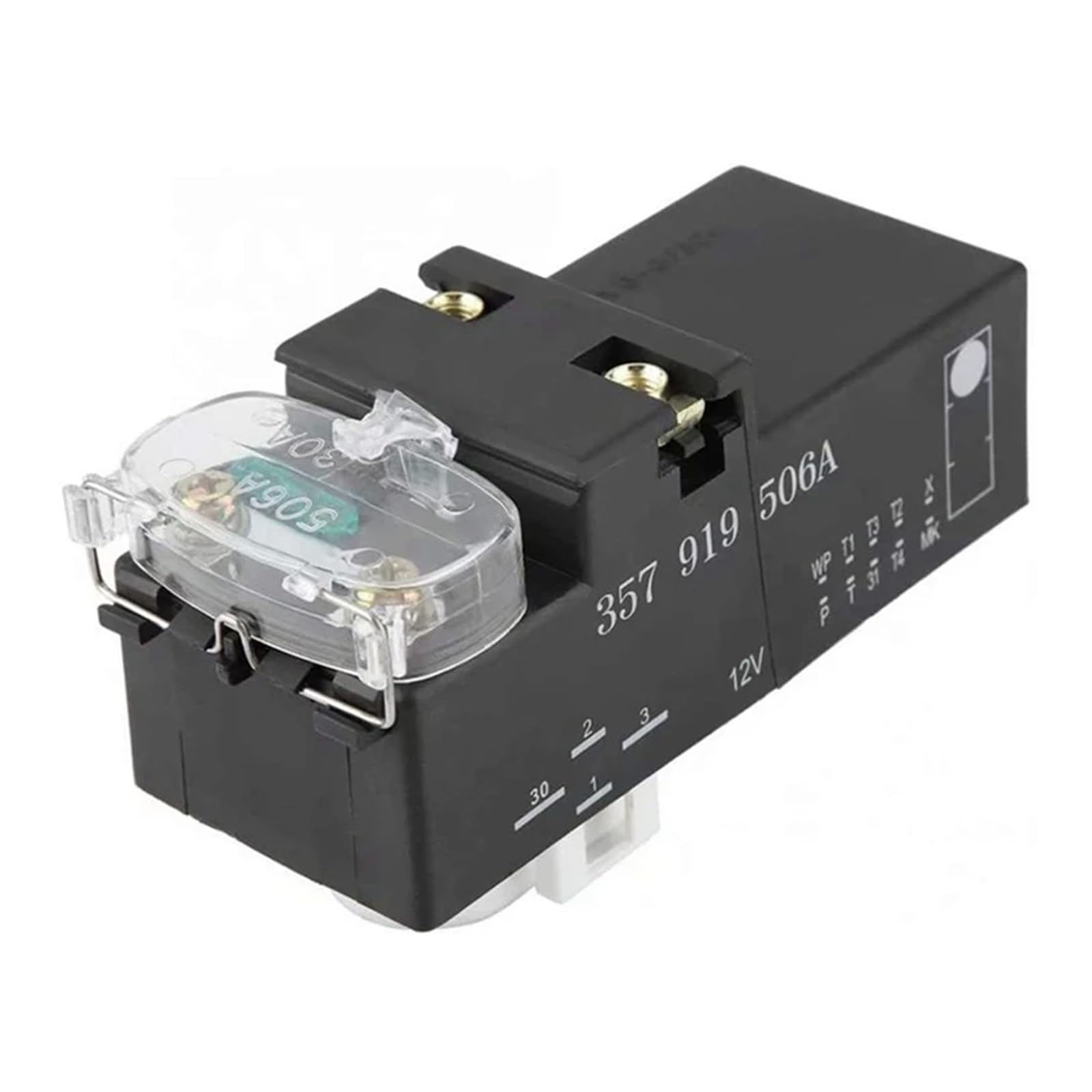 Módulo de Control del Ventilador de refrigeración del Motor para 1.9L 2.0L 2.8L 357919506A 3A0919506 Unidad de Control del Ventilador del radiador Pieza de reparación automotriz