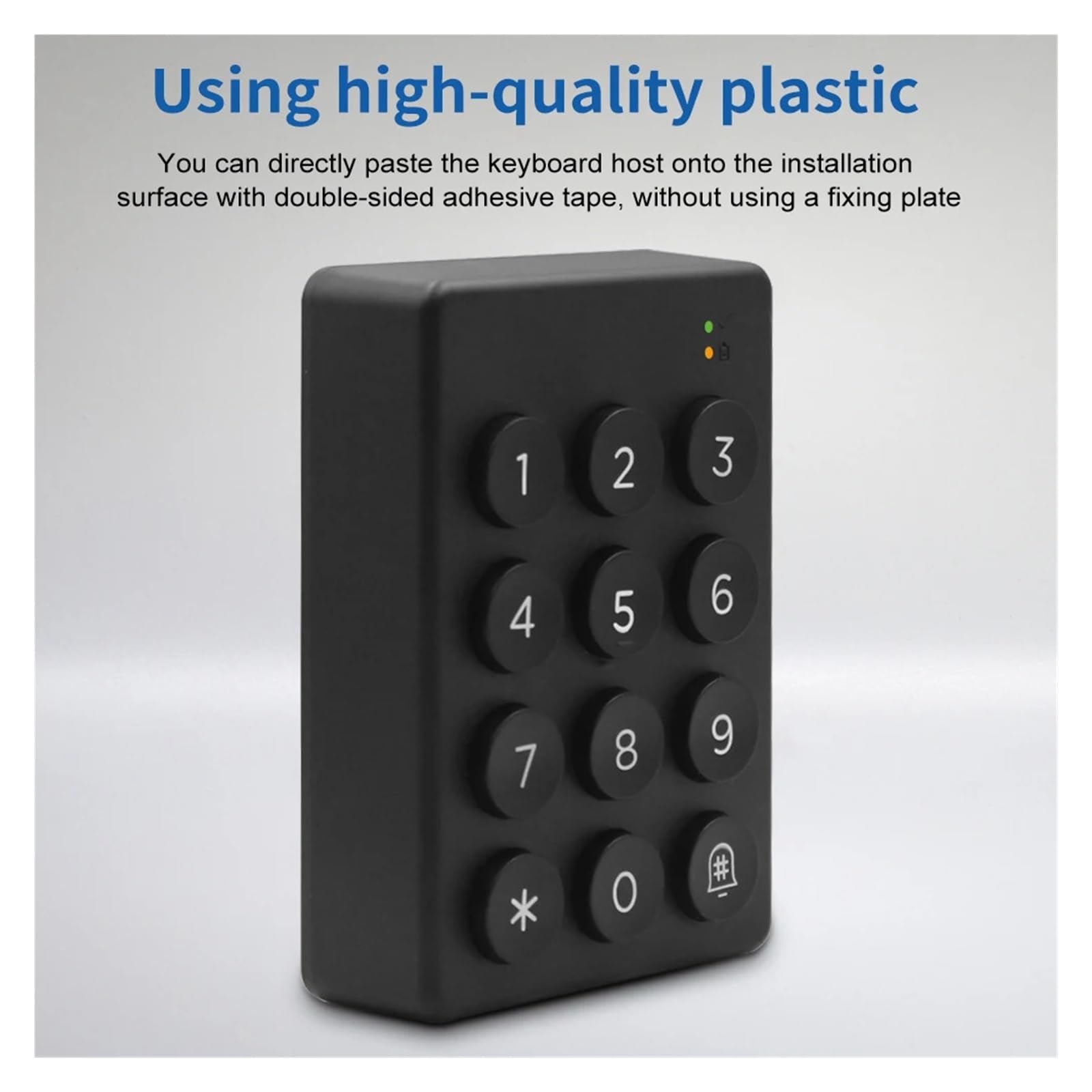 Teclado inalámbrico con código de dígitos y desbloqueo por aplicación Bluetooth compatible cerraduras electrónicas inteligentes, Ajuste estándar europeo