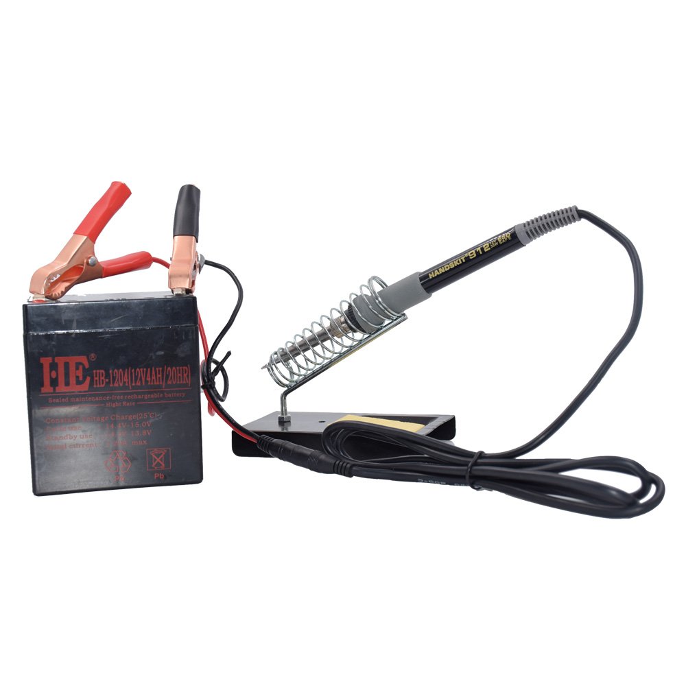 Fer à Souder Sans Fil HANDSKIT - 3 Températures Réglables (300-450°C), Batterie 2600mAh, Idéal Pour électronique Et Petits Composants