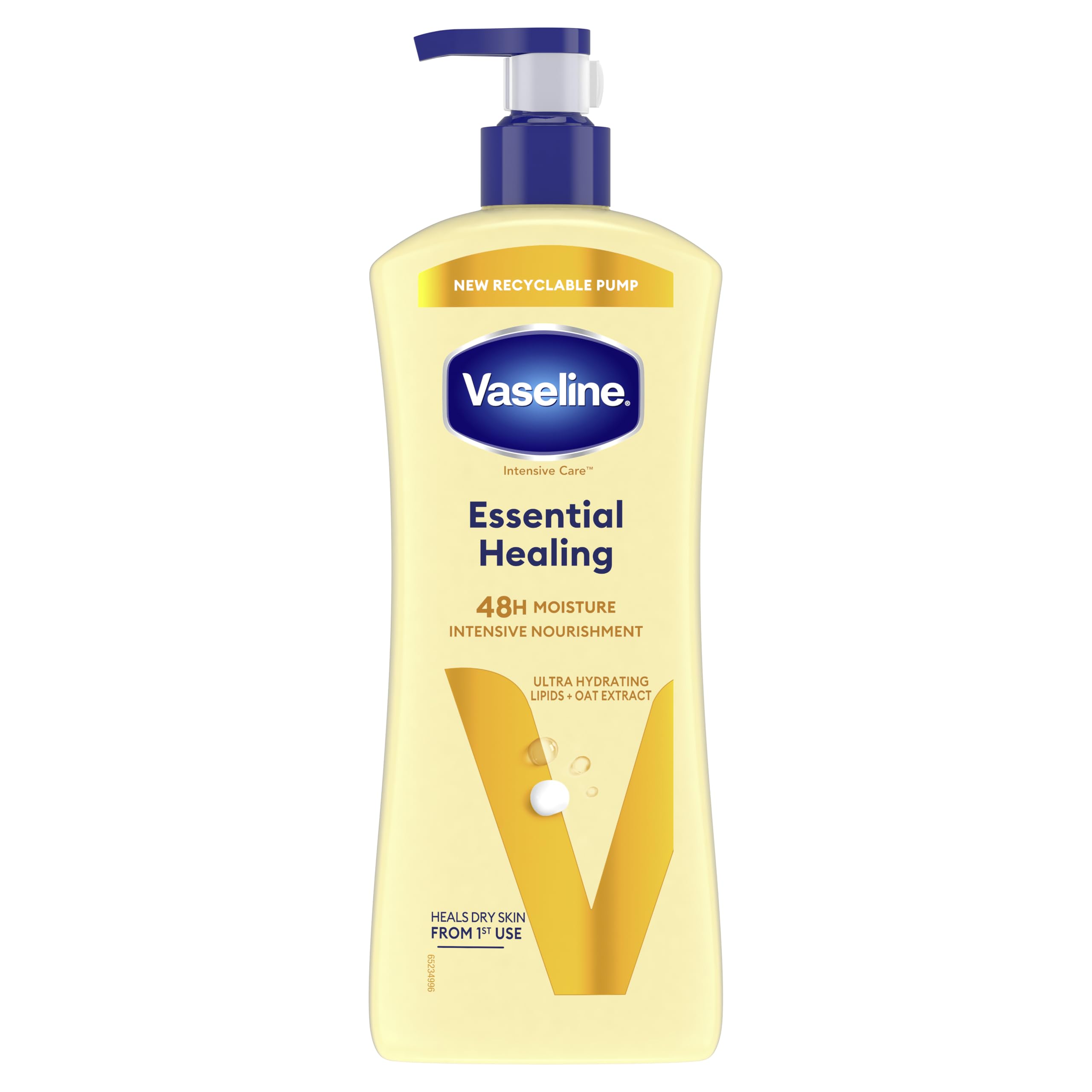 Vaseline Body Lotion Intensive Care Essential Healing, 600ml Pack of 20