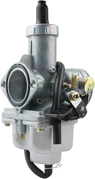 PZ30 Carburetor Manual Choke with Fuel Line for Honda XR200 TRX200 TRX250 CG200 CG250 175cc-250cc 4 Stroke ATV Dirt Bike Go Kart Pit Bike
