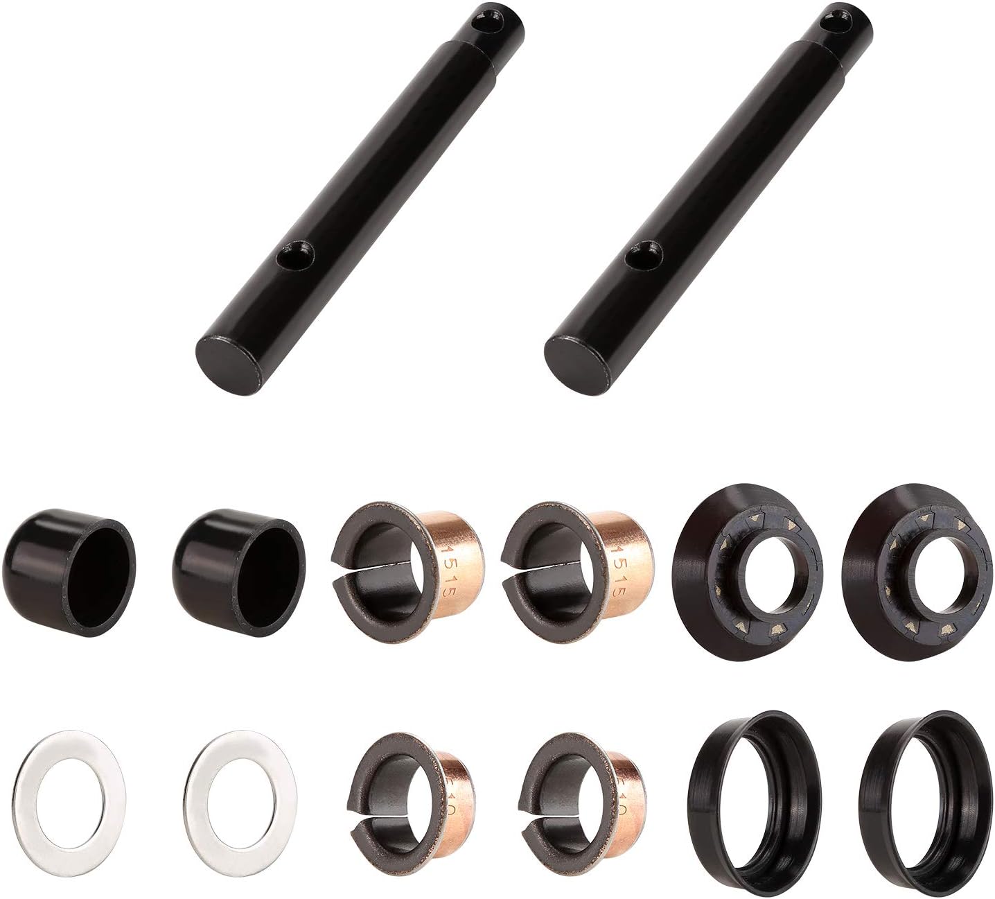 10L0L Golf Cart Yamaha Steering Knuckle Kingpin and Bushing Kit for Yamaha G2/G8/G9/G14/G16/G19/G20 ,OEM:J55-F3516-00 90384-15826 90201-156J2 J38-23527-00