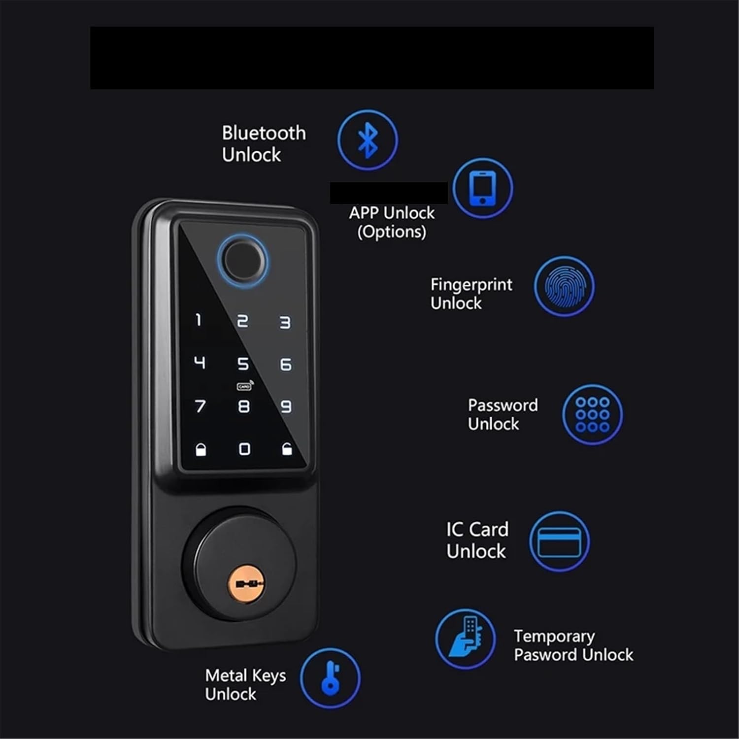 スマートロック APP WIFI全自動電子ロック指紋ロックスマートドアロックパスワードホームデジタルロック 家庭用デジタル、オフィス