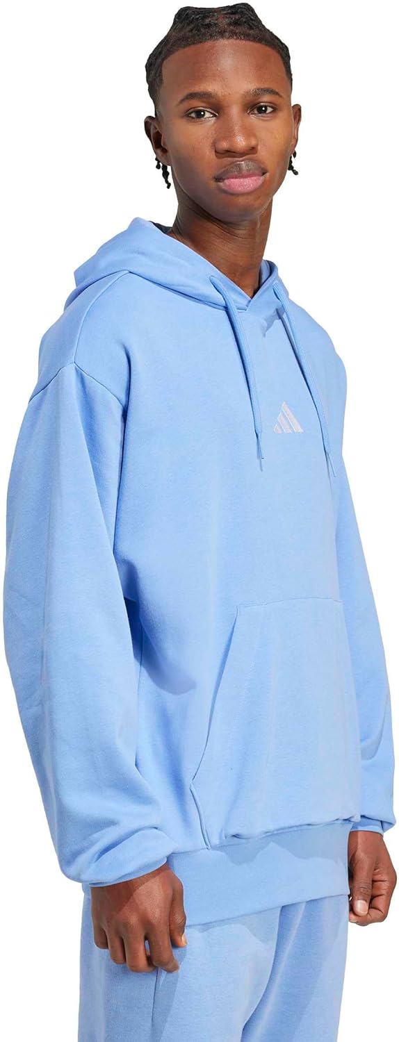 adidas mens Essentials Feelcozy Fleece Hoodie - Image 2