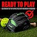 Franklin Sports Fastpitch Softball Glove - Fastpitch Pro - Adult and Youth Softball Mitt - Infield and Outfield - Left Handed Glove - Lime 11