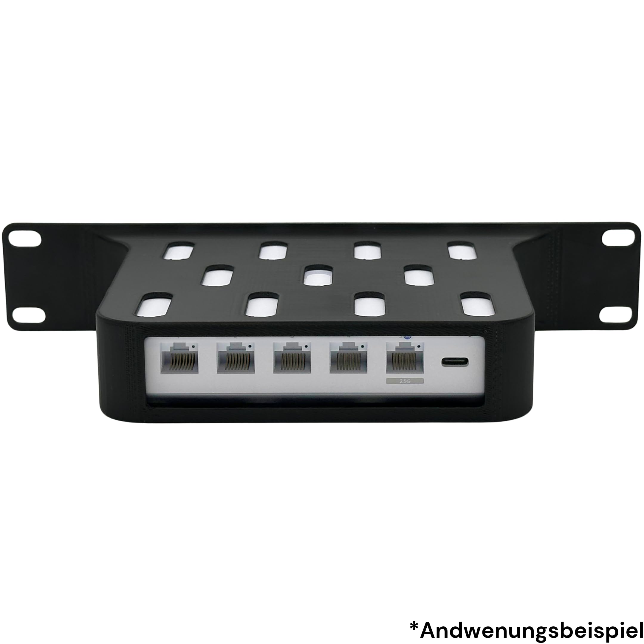 Support pour Ubiquiti Cloud Gateway Ultra & Cloud Gateway Max - 10" Rack Mount pour UCG Ultra, UCG Max, UXG Max, UniFi réseau Rackmount Accessoires
