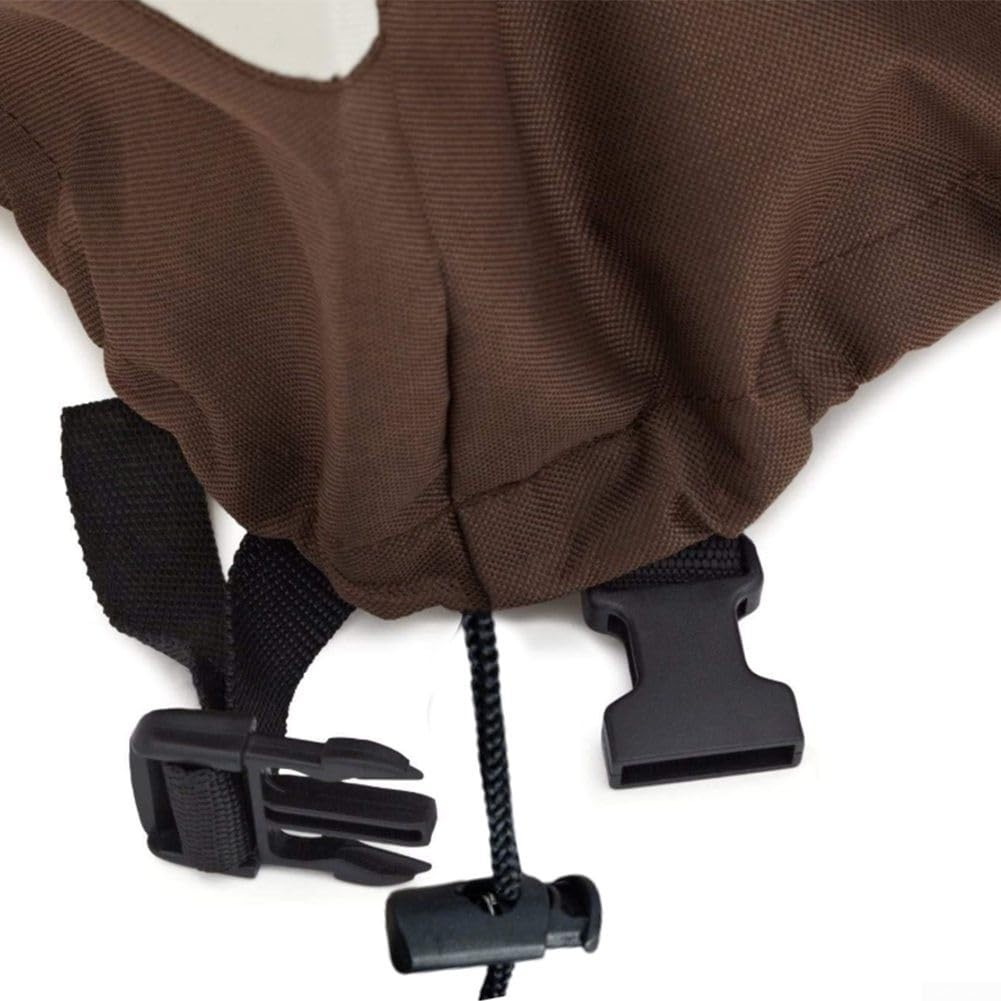Copritavolo Esterno con Cinghie Antivento Sicurezza(110 * 84 * 24in)