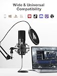 MAONO A04 Gen2 XLR/USB Condenser Microphone Kit for PC Podcast Recording | 192kHz/24Bit Plug & Play Computer Cardioid Metal Mic with Software, Pro Sound Chipset for Content Creation, Stream, YouTube
