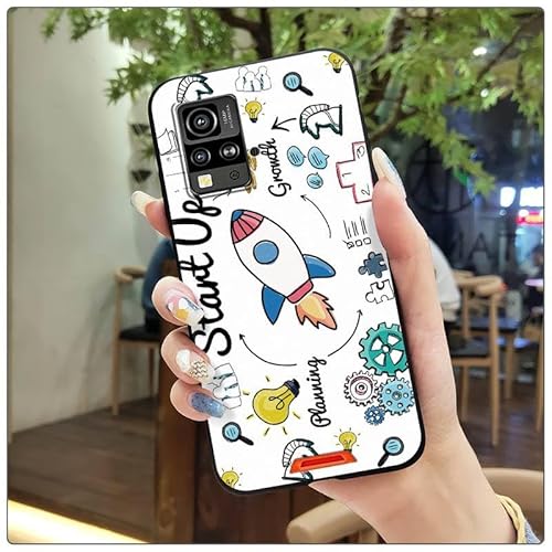 Phone Case Compatible with Blackview BV4800/BV4800SE/BV4800Pro, TPU Cute Full wrap protective Cover Dirt-resistant Shockproof De
