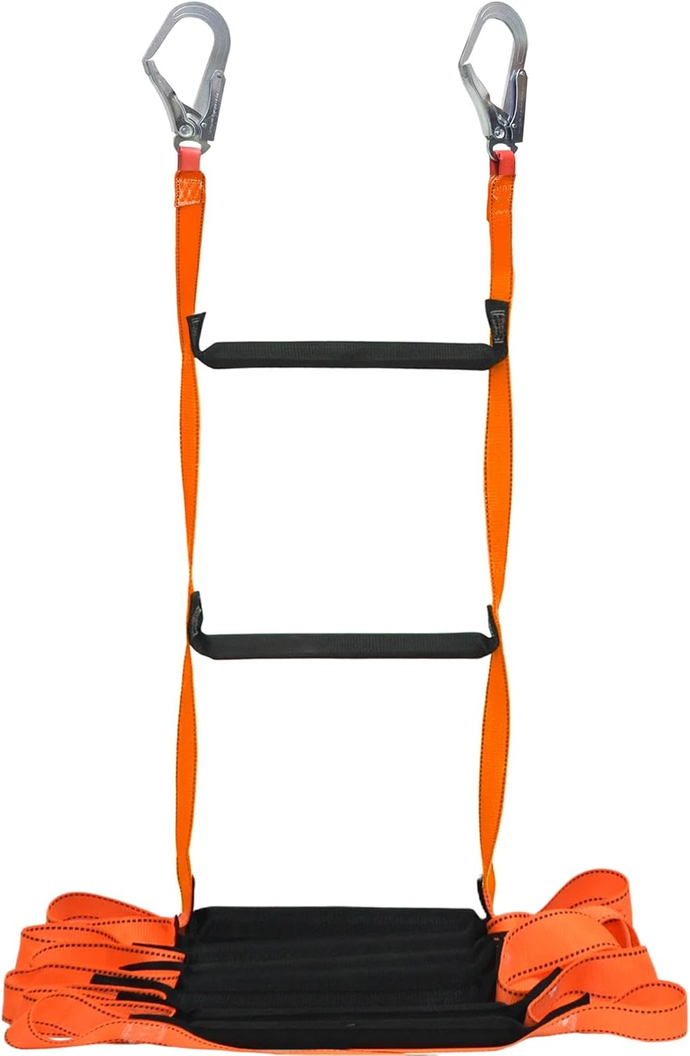 16.4 Feet Orange Fire Escape Ladder Emergency Fire Ladder for House Residence Reusable Portable Safety Ladders for Balcony Window