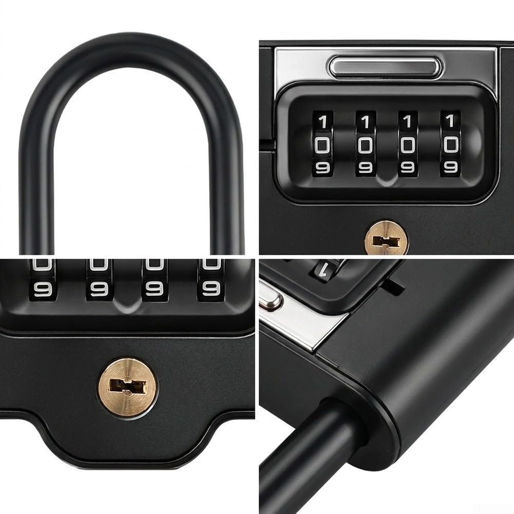 Lucchetto U Doppia Apertura con Password per Bici