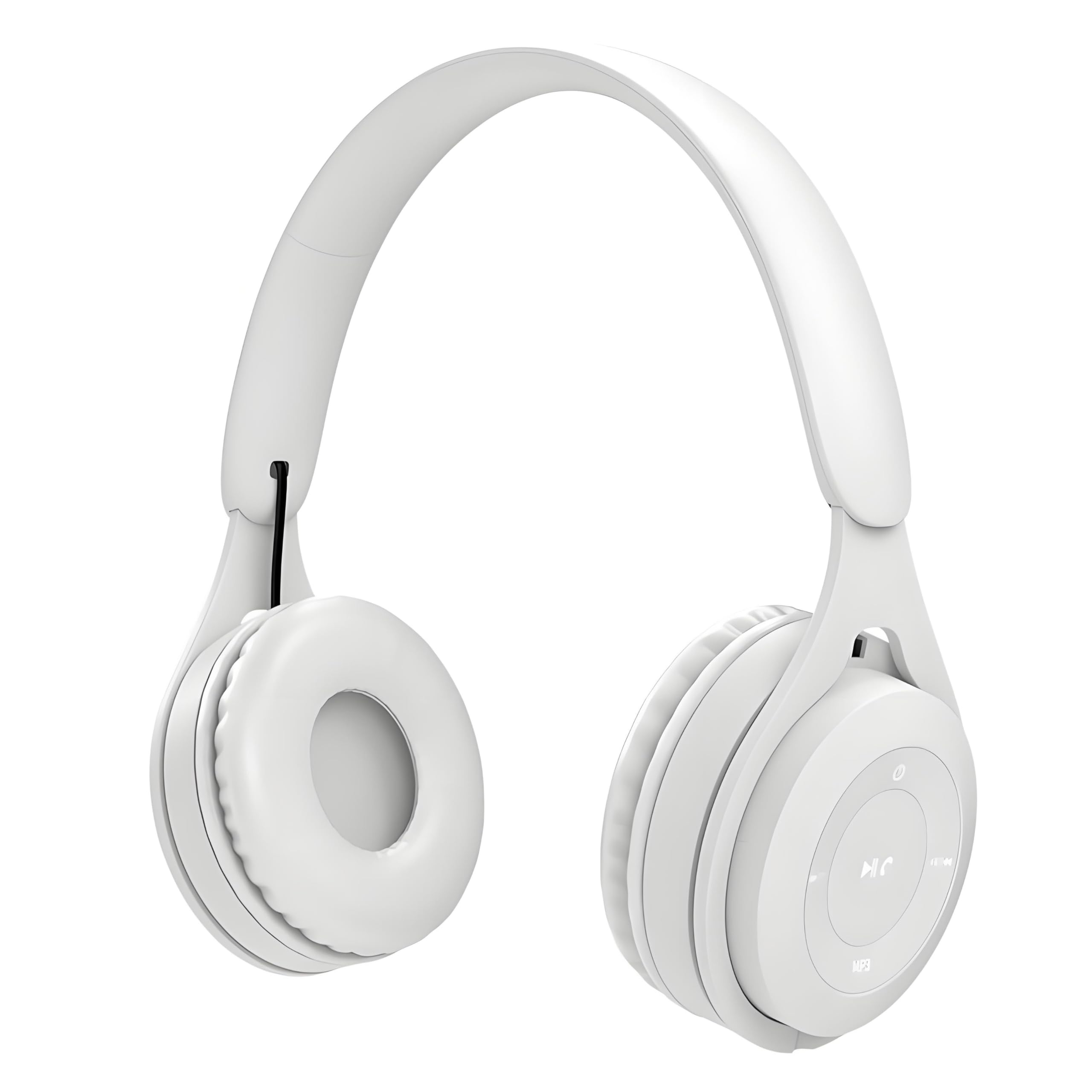 Upgraded Hybrid Noise Cancelling Bluetooth Headphones Over Ear with Mic Soft-Earpads HiFi Stereo Foldable Lightweight Headset Deep Bass for Home