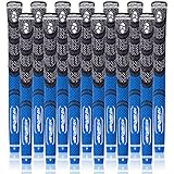 Lehui KINGRASP Golf Grips, Standard/Midsize, Golf Grips Set of 13(Free 13 Tapes), Anti-Slip Rubber Golf Club Grips, 8Colors Optional (Blue, Midsize)