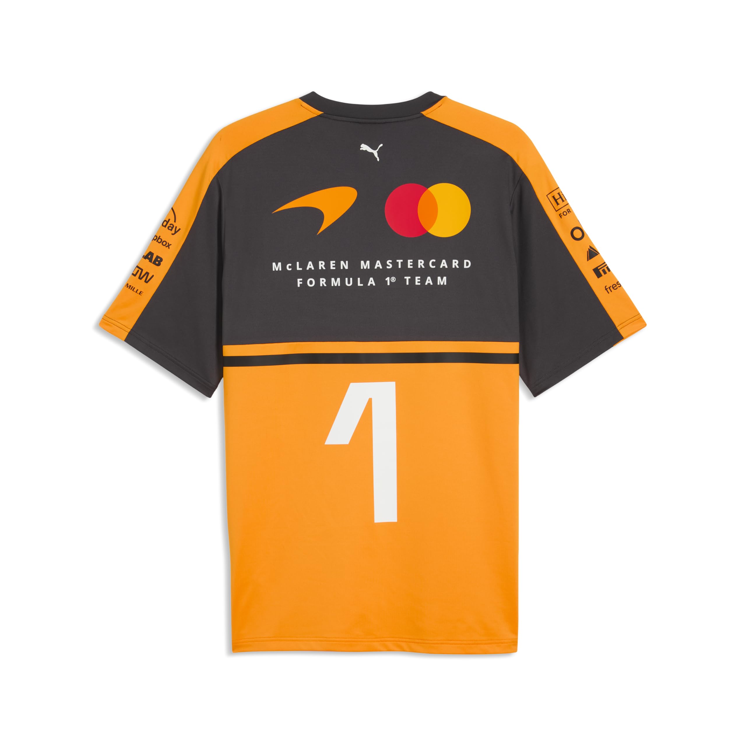 PUMA McLaren F1 2026 T-Shirt Pilota Uomo Lando Norris - Arancione