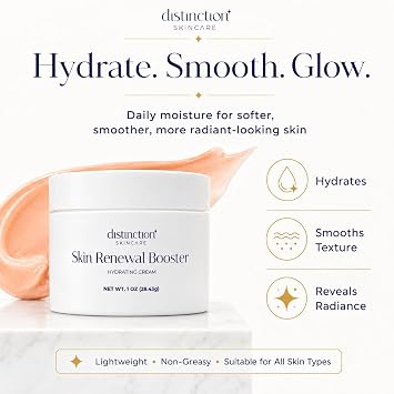 Distinction Skin Renewal Booster, Hydrating Daily Facial Cream, 1 Oz
