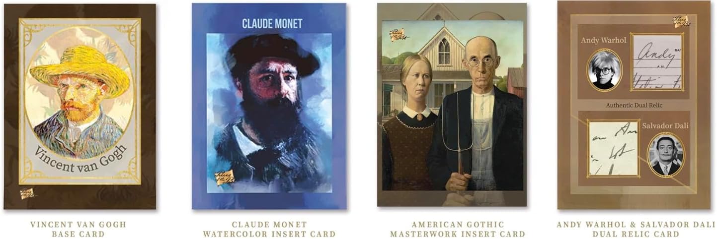 2025 Pieces of the Past Art & Music Edition: 4 Relic Cards/Box- Original Handwriting, Music Scrolls, Cut Signatures & More- Relics from Mozart, Beethoven, Van Gogh, Da Vinci, & More