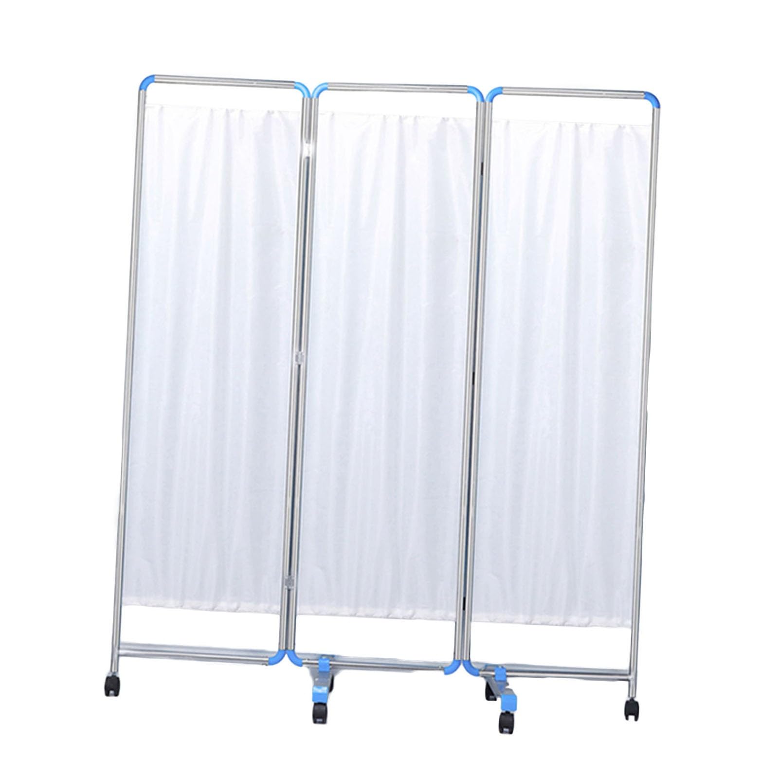 Paravent médical blanc cloison de séparation autoportante de cabinet
