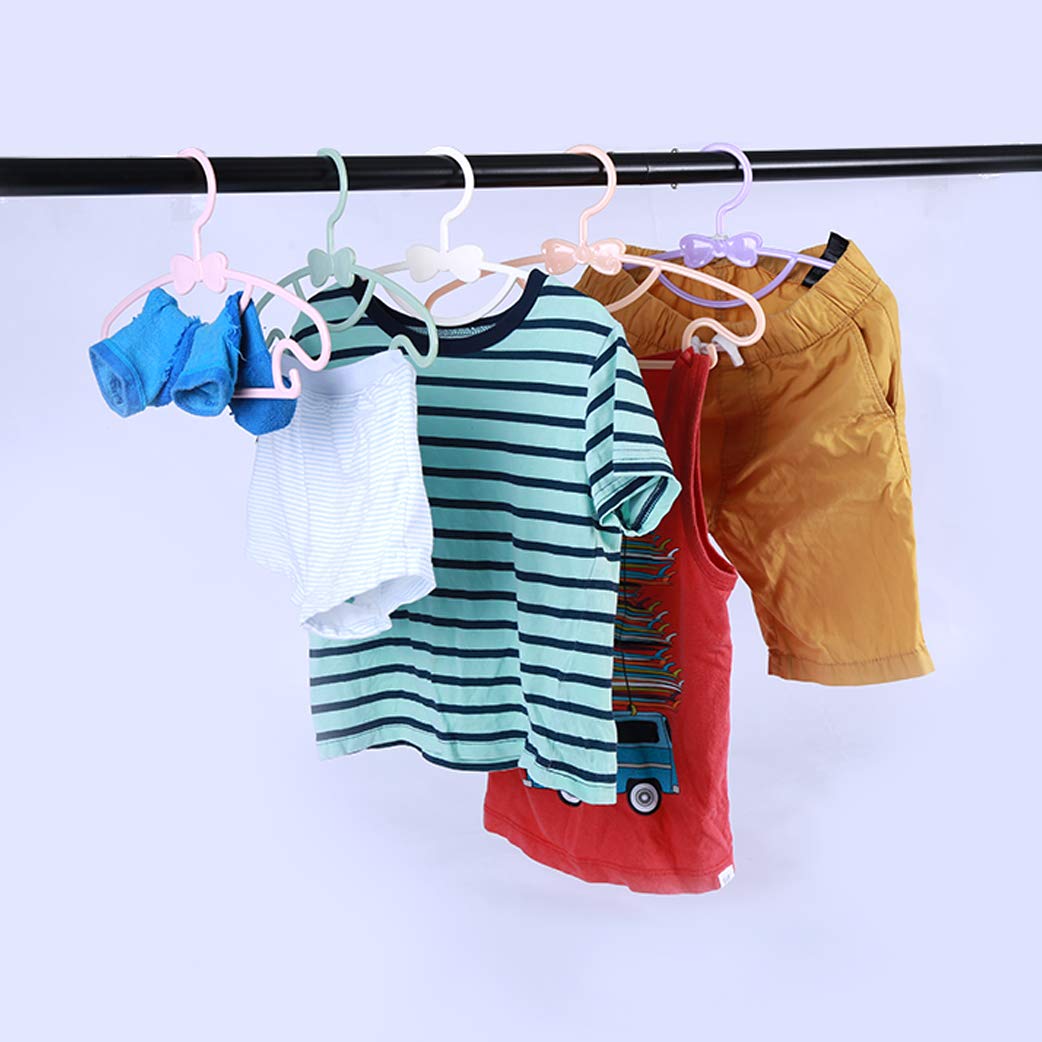sfesnid Grucce per bambini grucce resistenti per bambini e neonati Set di 30 pezzi vale la pena di possedere + 10 pezzi Organizzatore