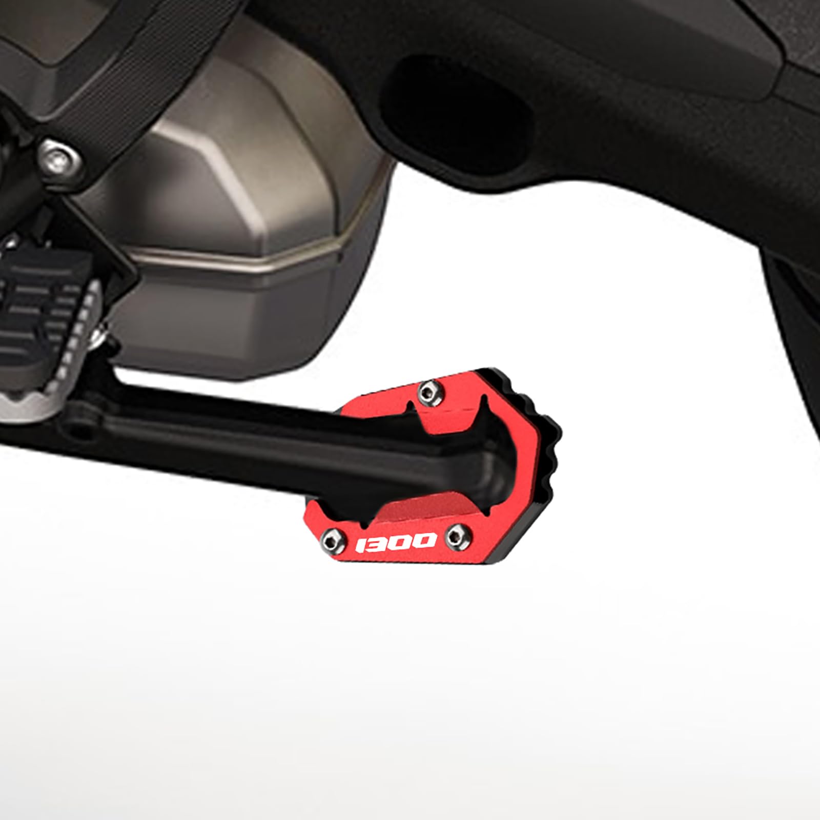 Per R1300GS R 1300 GS 2023 2024 2025 Moto Piastra Estensione per Cavalletto Laterale Moto Accessori (Titanio)
