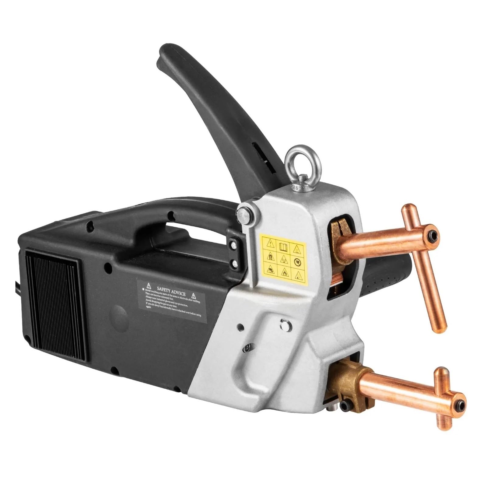 Elektryczna spawarka punktowa Dwustronna Przenośna ręczna końcówka spawalnicza Pistolet 2.0 + .0mm Narzędzie do naprawy blachy Do użytku DIY
