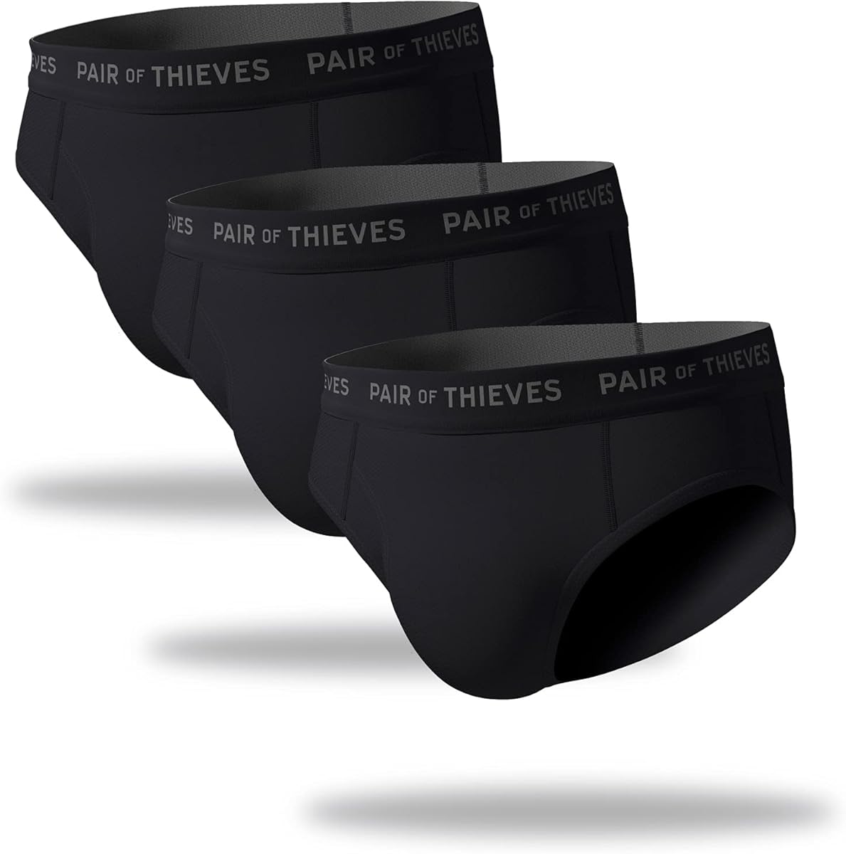 Pair of Thieves Super Fit Men’s Briefs, 3 Pack Underwear, AMZ Exclusive