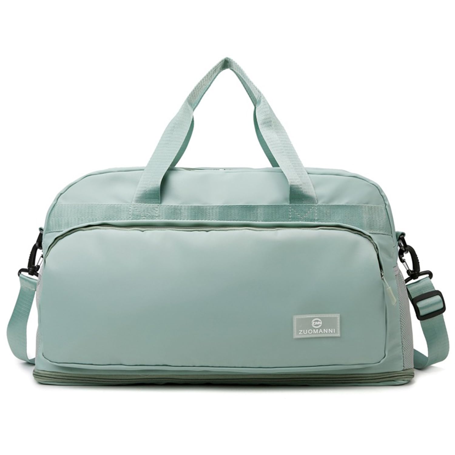 Bolsa de Gimnasio Deporte Mujer Grande, Expandible 37,7 L a 50,7 L, con Bolsillo Húmedo, Bolsa de Viaje Deportiva de Fin de Semana con Correas, Bolso Weekend Equipaje de Mano Ligera — view 14