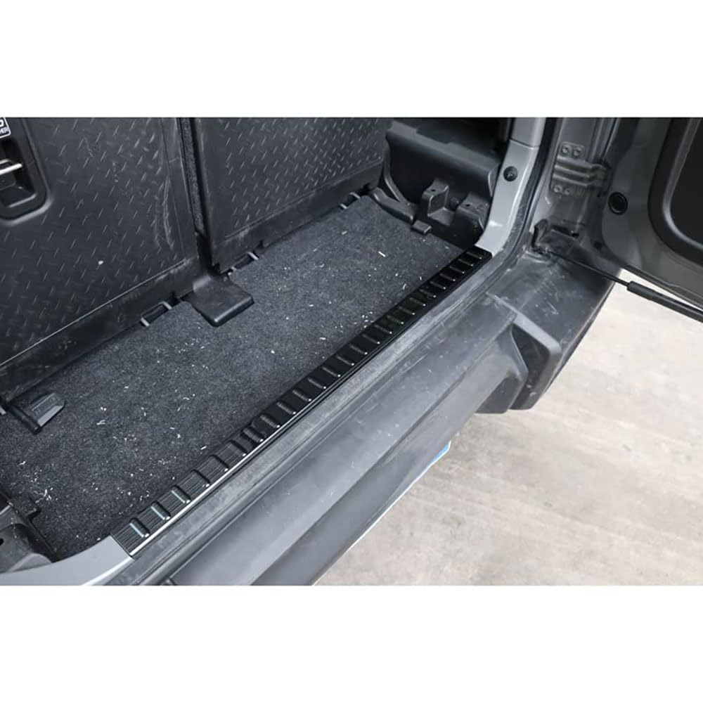 Protection Seuil Hayon Suzuki Jimny 2019-2024 - Alliage Aluminium Noir, Anti-rayures - 7