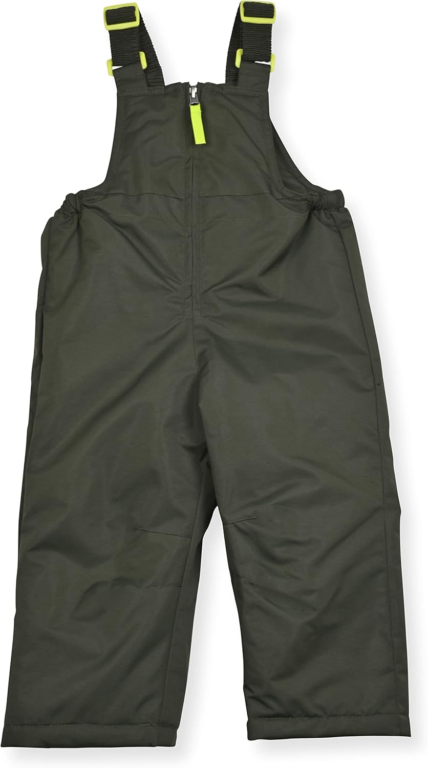 Arctic Quest boys Bib Snow Pants and Ski Jacket Water-resistant Snowsuit for Kids Winter Hooded Jacket - Image 2