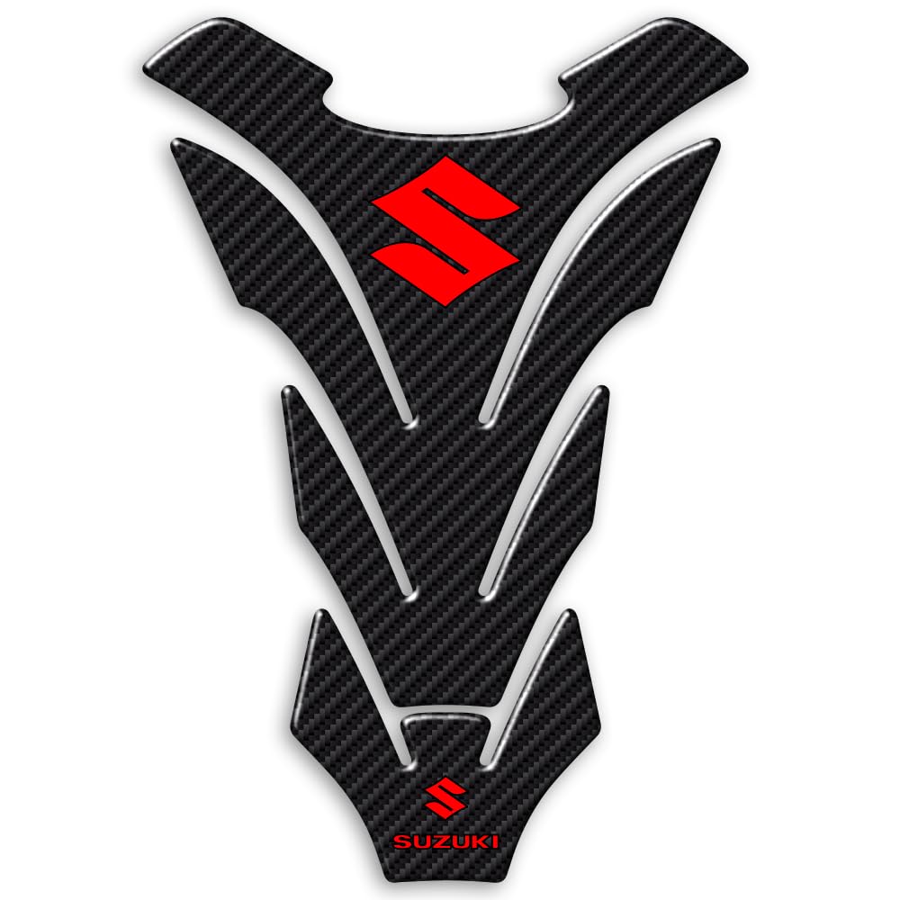 Paraserbatoio Tank Pad Adesivo Resinato 3D Protezione Serbatoio compatibile con moto SUZUKI (PS004)
