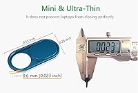 Vista 2 de CloudValley Funda de cámara deslizante ultrafina, azul para MacBook Air, laptop, iMac, computadora de escritorio, PC, MacBook Pro, iPad, iPhone