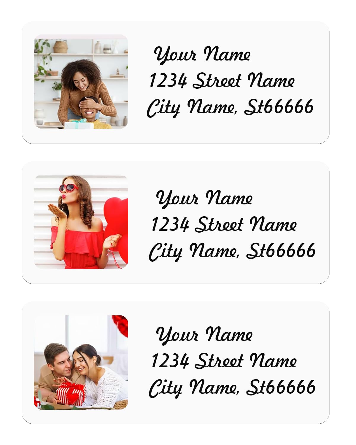 Personalized Address Labels Custom Address Labels Return Address Labels DIY Design Logo/Image/Text (Style 1)