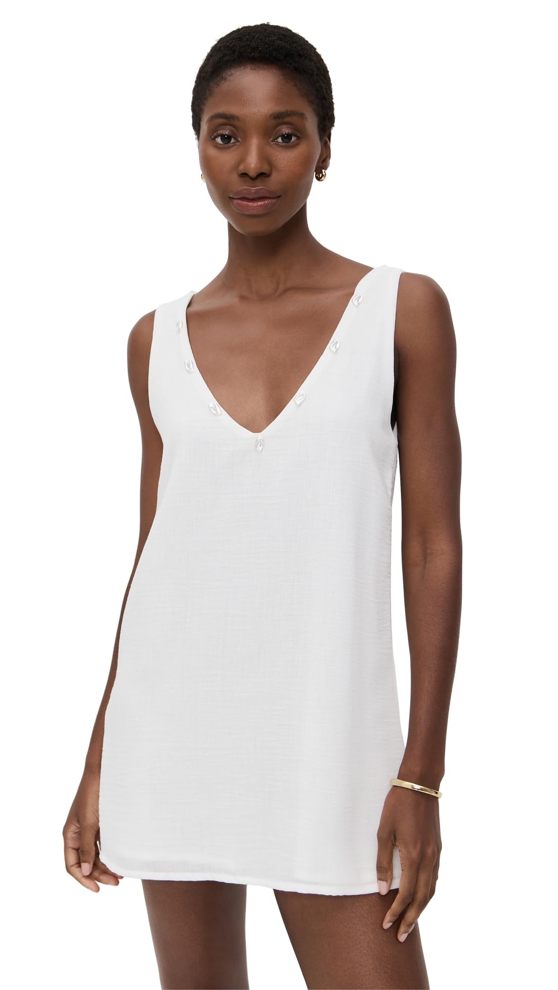 PALMACEA Womens Ona Dress Chalk Coverup