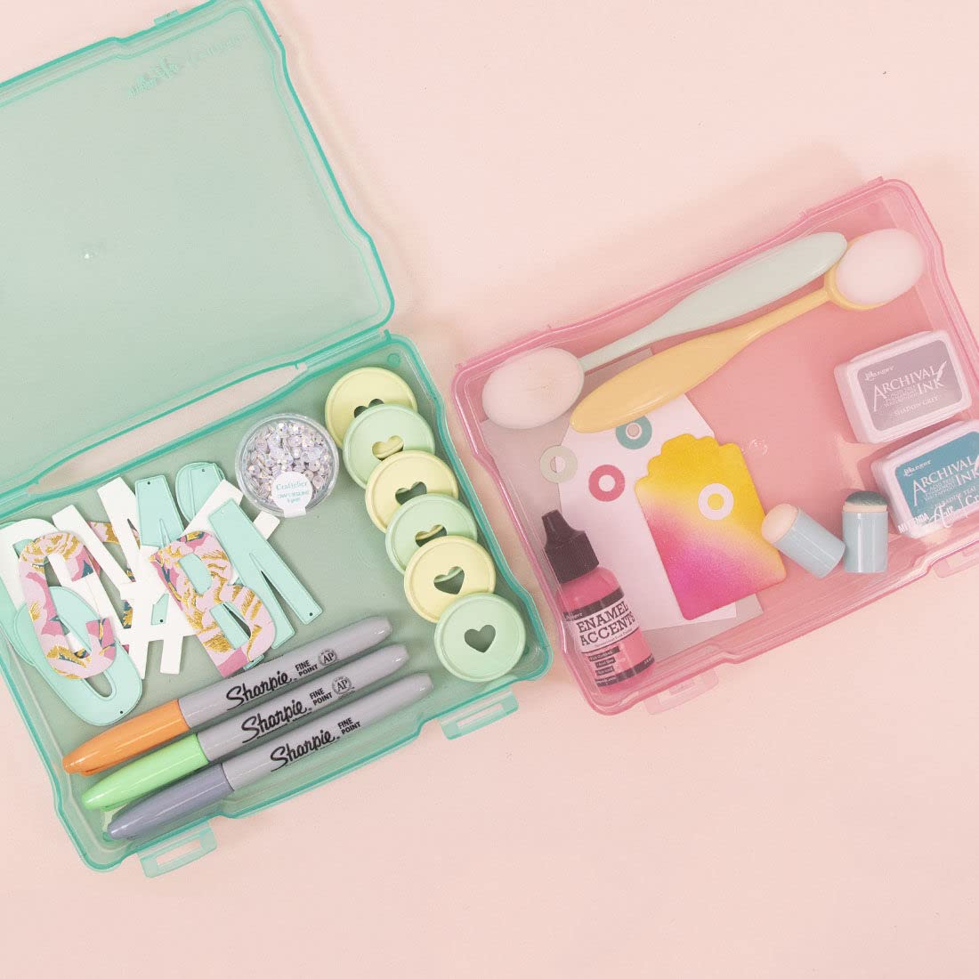 Craftelier - Set van 3 opbergdozen en organizer