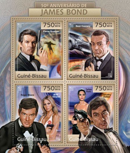 切手007 Amazon.com: James Bond 50th Anniversary Collectible Postage Stamps