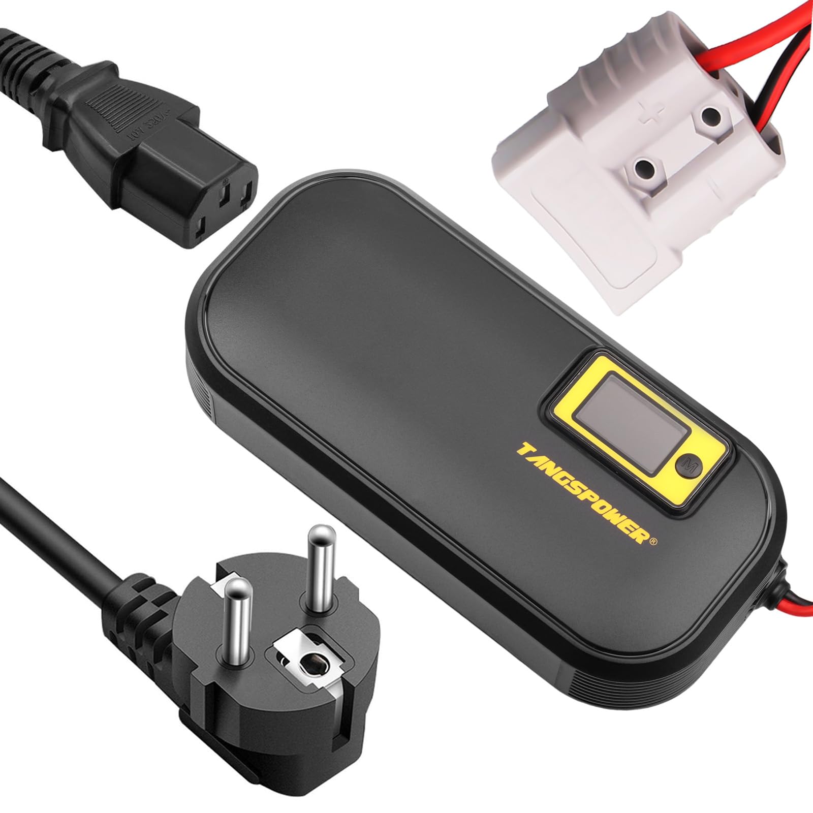 Caricabatterie Alimentatore di rete da 58,8V 10A caricabatterie intelligente regolabile per 14serie 14S 48V 50V 51,8V 52V agli ioni di litio (spina Anderson)