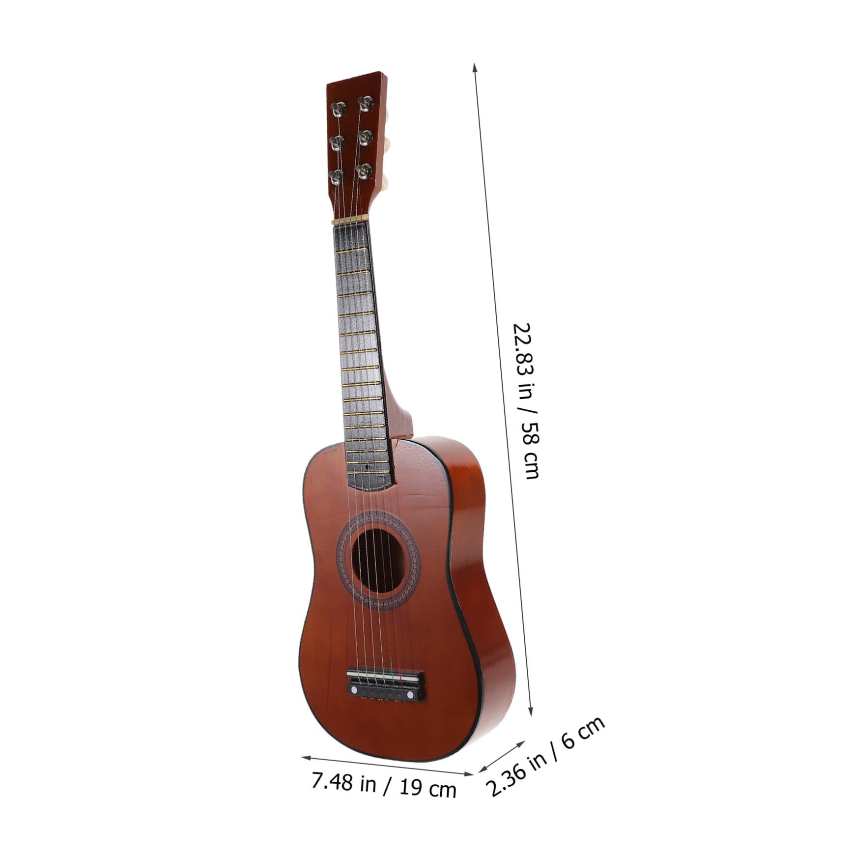 Guitarra de Madera para Niños 23 Pulgadas, Juguete Musical Educativo