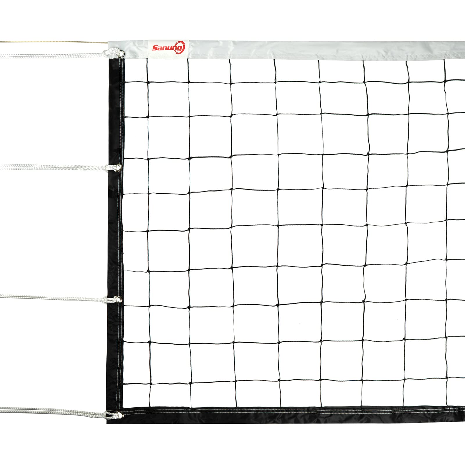 Sanung Volleyballnetz, 90 x 90 cm, tragbares Volleyballnetz, Ersatz für Hinterhof, Pool, Strand, drinnen und draußen, wetterfest, mit Aufbewahrungstasche