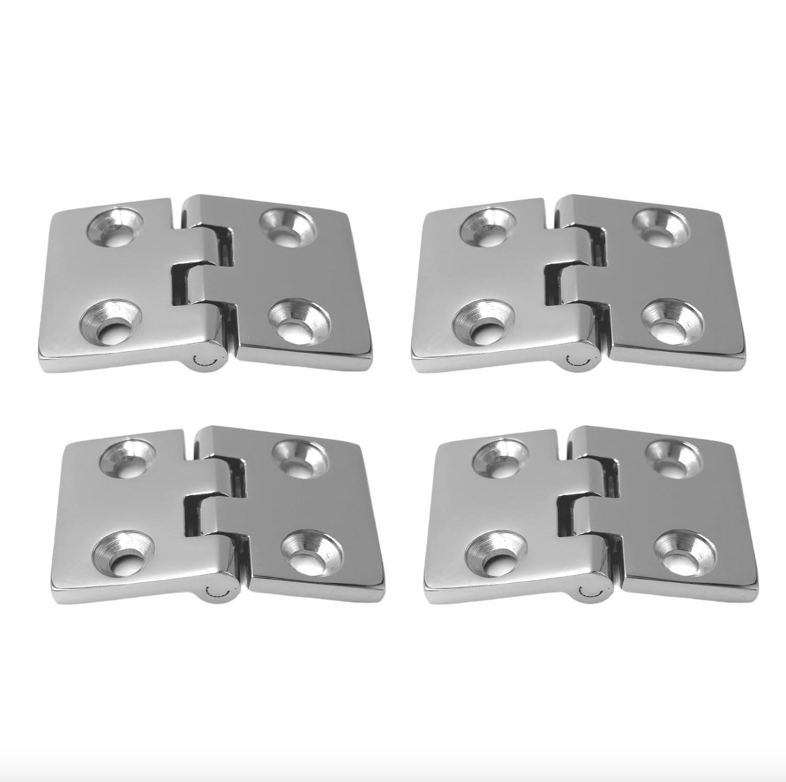 HS0084 Marine Square Hinge Stainless Steel Stainless Steel Hinges V4A AISI 316 Opening Angle Bottom