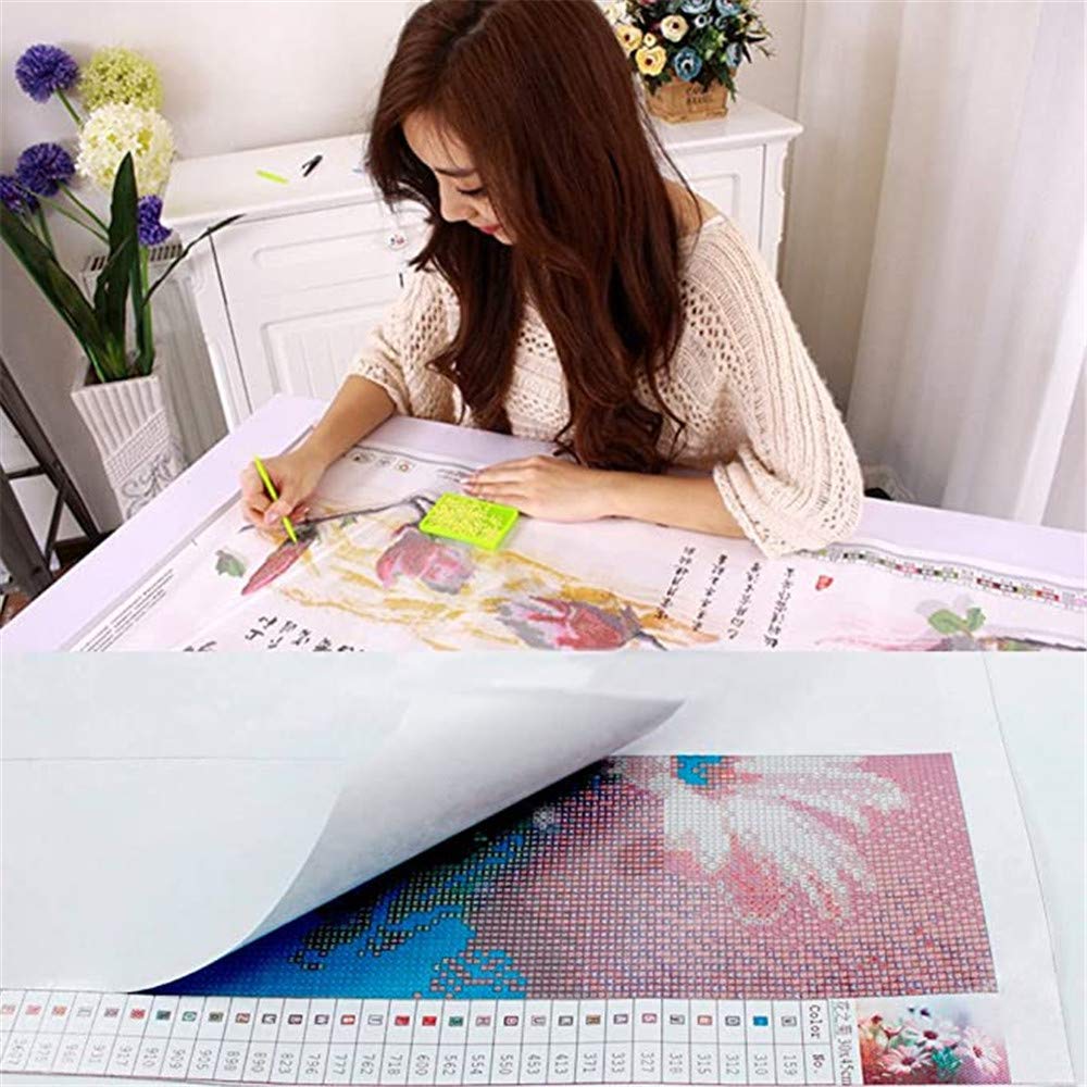 Nicole Knupfer 5D DIY Diamond Painting Kits,Leopard Full Bohrer Handgemachtes Crystal Strass Stickerei Cross Stitch Home Wanddekoration (100x70cm)