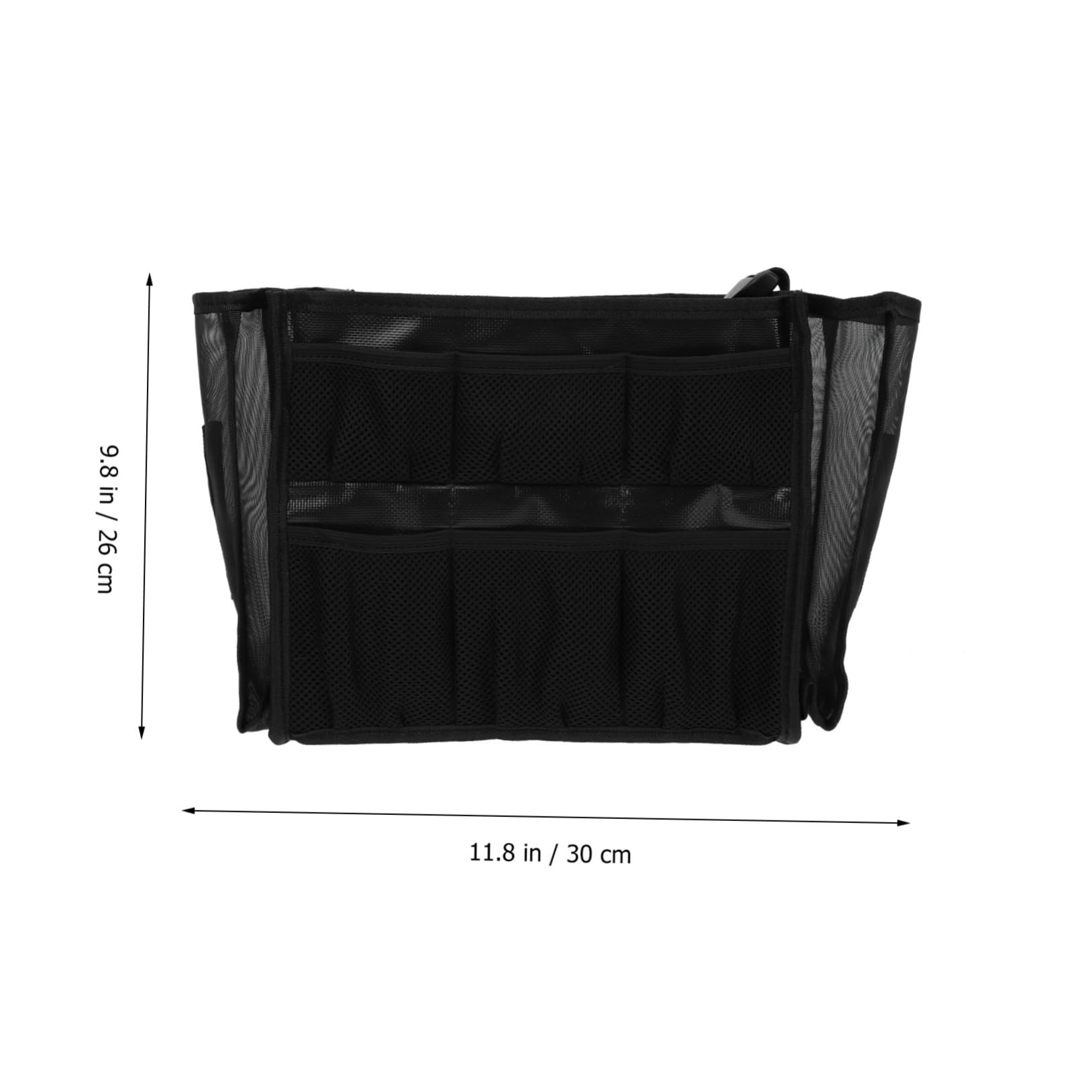 Professionelle Make Up Pinseltasche mit Großem Fassungsvermögen Schwarz