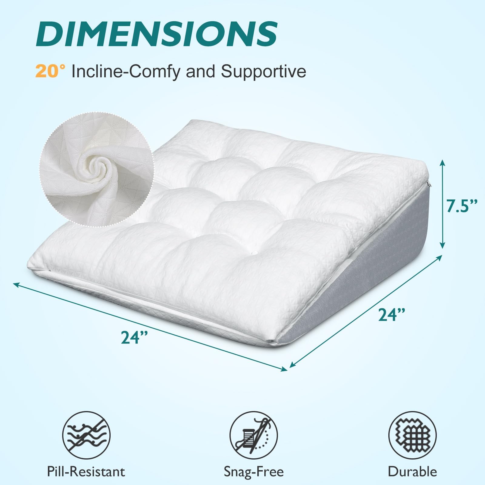 Poduszka klinowa na bezdech senny