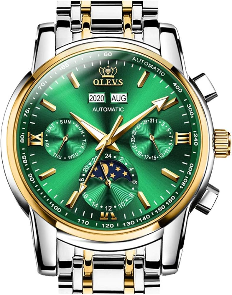 Two tone strap & Green face