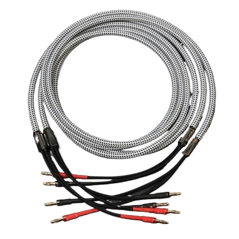 Un Paio di Cavi for Altoparlanti con Spina a Banana, Cavo di Collegamento for Amplificatore for Altoparlanti(3.6 m)