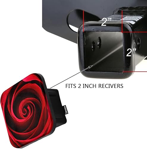 Miniatura 29 de Swono Cubiertas cuadradas de enganche para receptor, diseño de girasoles amarillos, girasoles amarillos, cubierta de tubo de enganche de remolque