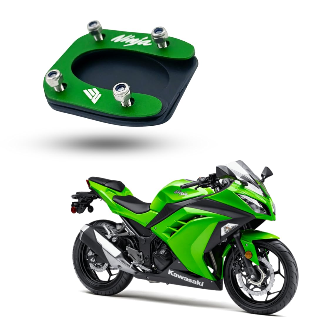 PHANTOM Strong Built Side Stand Extender for Kawasaki Ninja 650