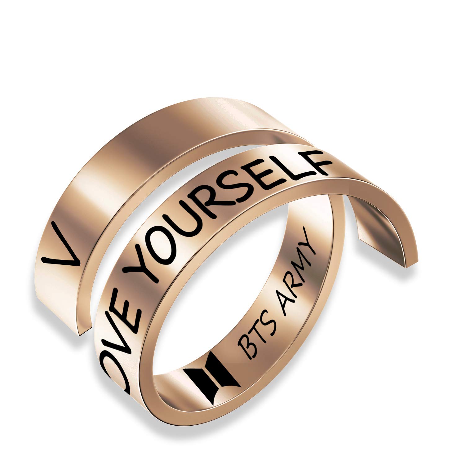 BTS Ring Kpop BTS Love Yourself Ring Rings for BTS Fans Jewelry